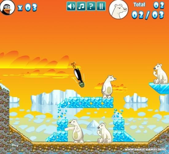 Crazy Penguin Catapult 1 (Java Game) - LongPlay Completa 