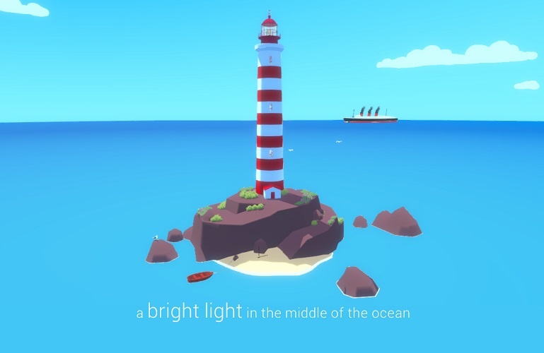 A Bright Light in the Middle of the Ocean