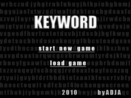 Keyword  / Ключевое слово v.1.0