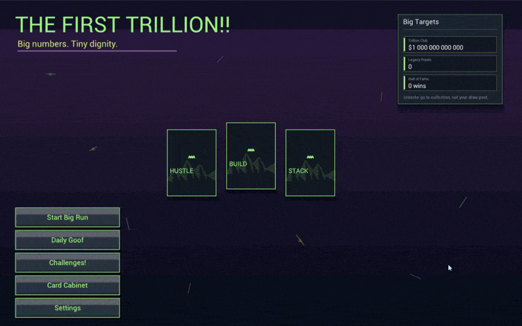 The First Trillion v0.7.0